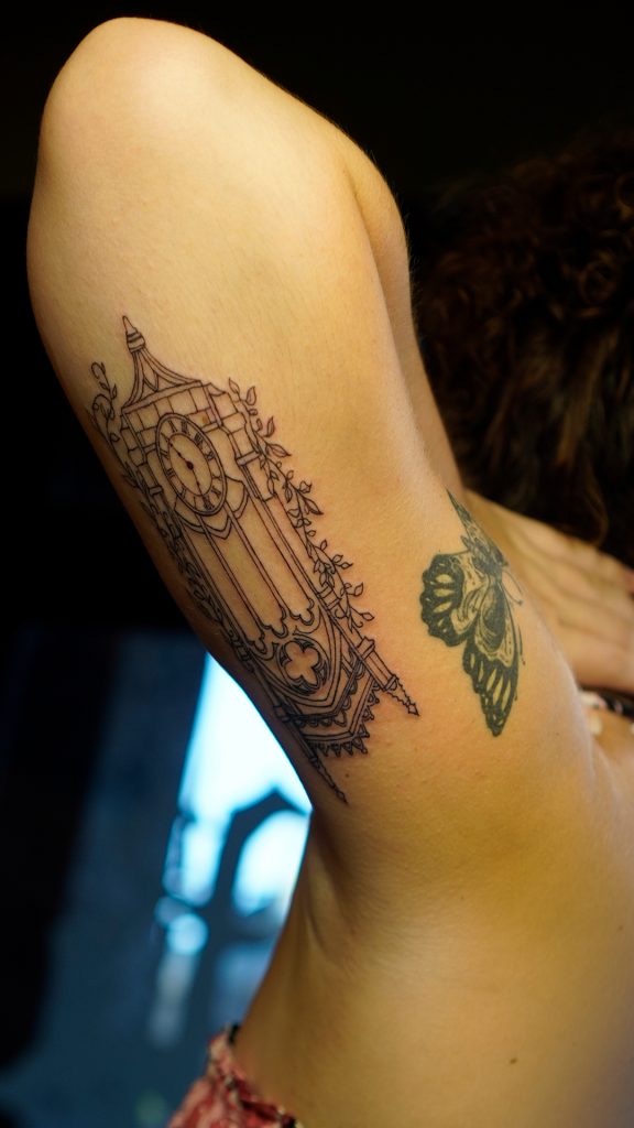 Blackwork Linework Tattoo