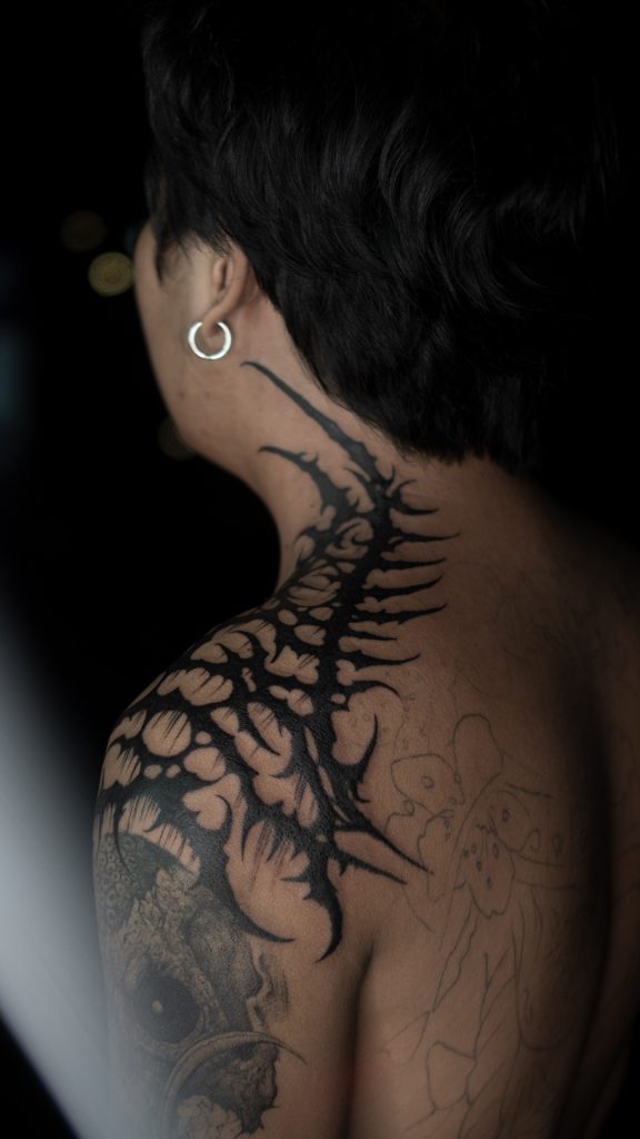 Blackwork Texture Tattoo